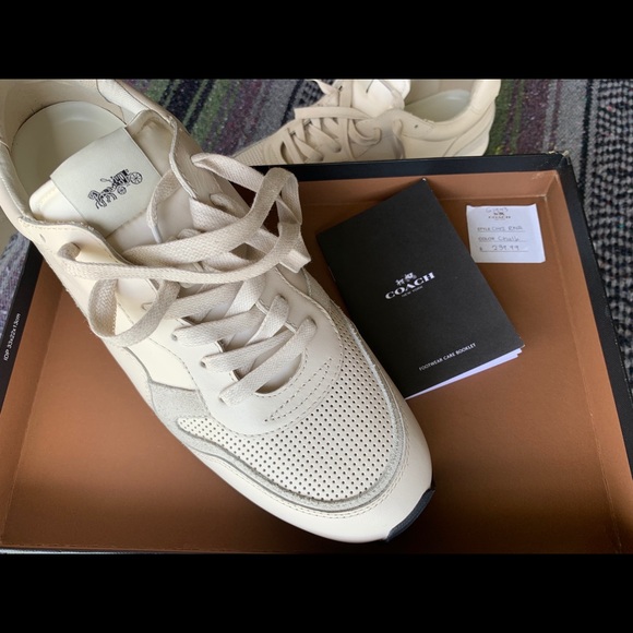 COACH Running Sneaker - C142 Runner / Chalk - Picture 4 of 5